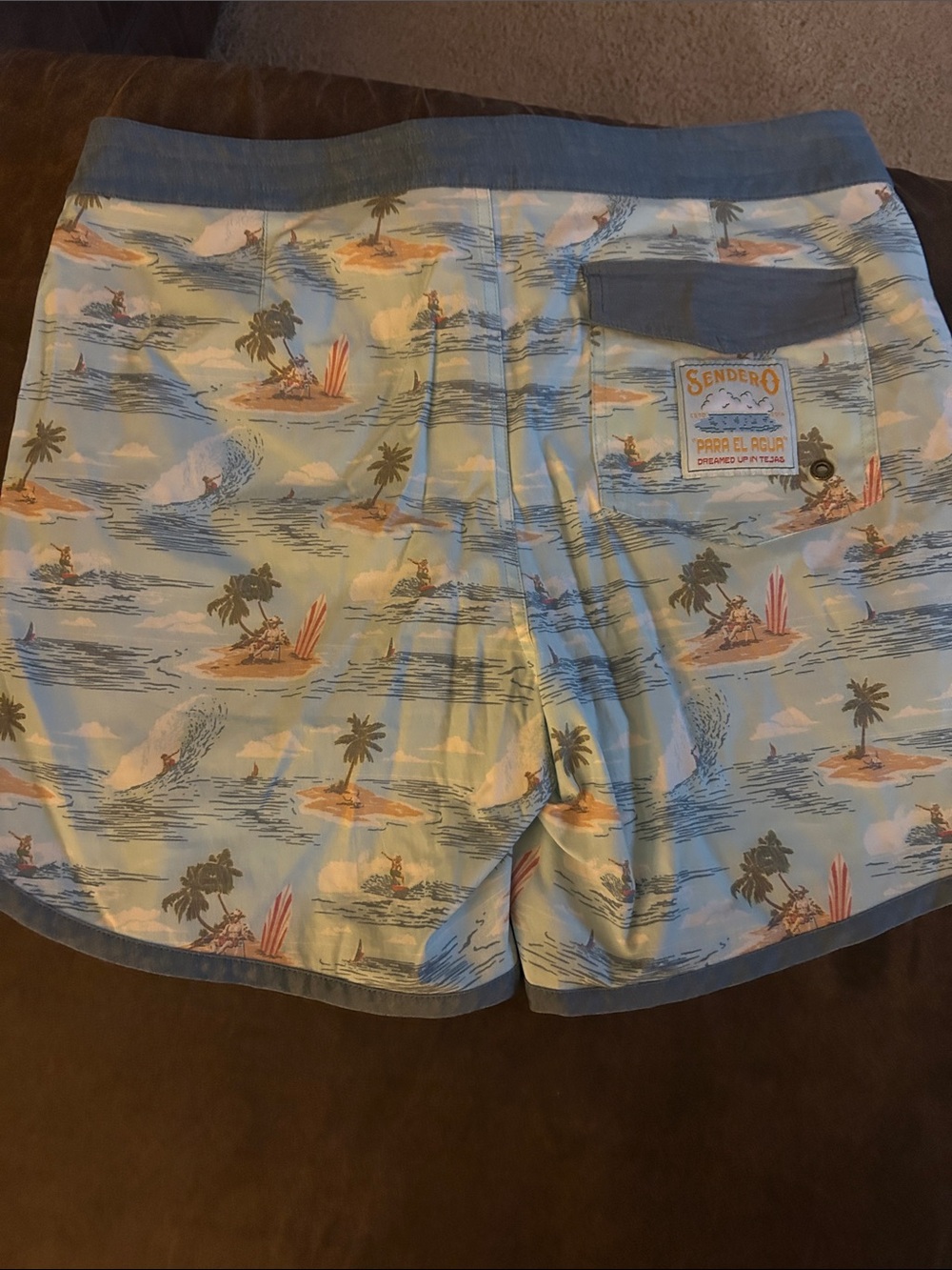 Sendero Provisions point bar boardshorts - Picture 3 of 3